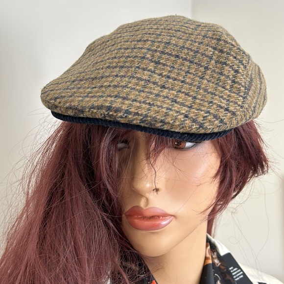 Women’s O/S tweed newsboy hat - Picture 12 of 12